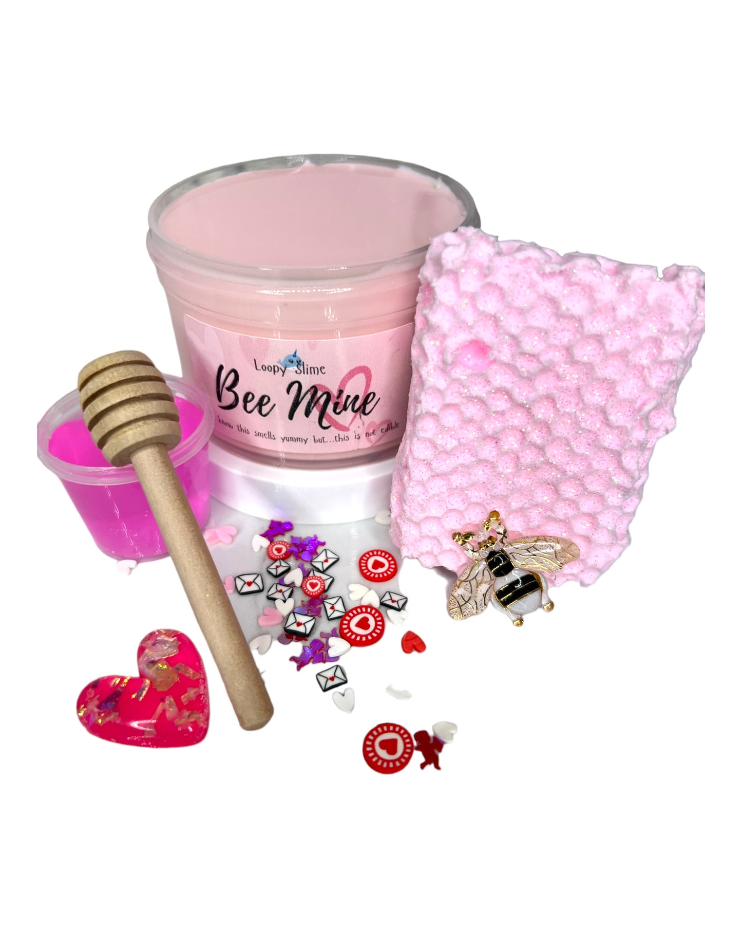 Bee mine Valentine slime kit