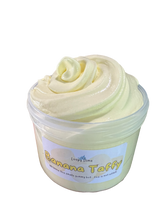 Banana taffy slime, smooth slime, scented slime, 8 ounce slime