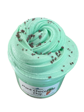 Mint chocolate chip slime