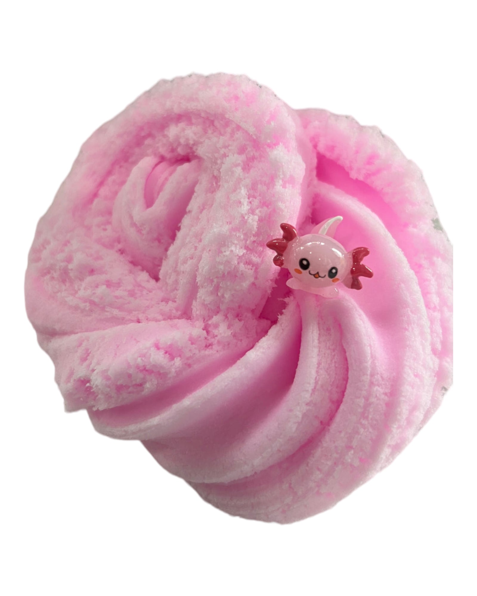 Axolotl sizzle puff cloud cream foam slime - Hope Floats Slime Co