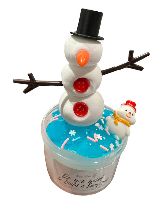 Do you want to build a snowman slime diy kit, Christmas slime kit