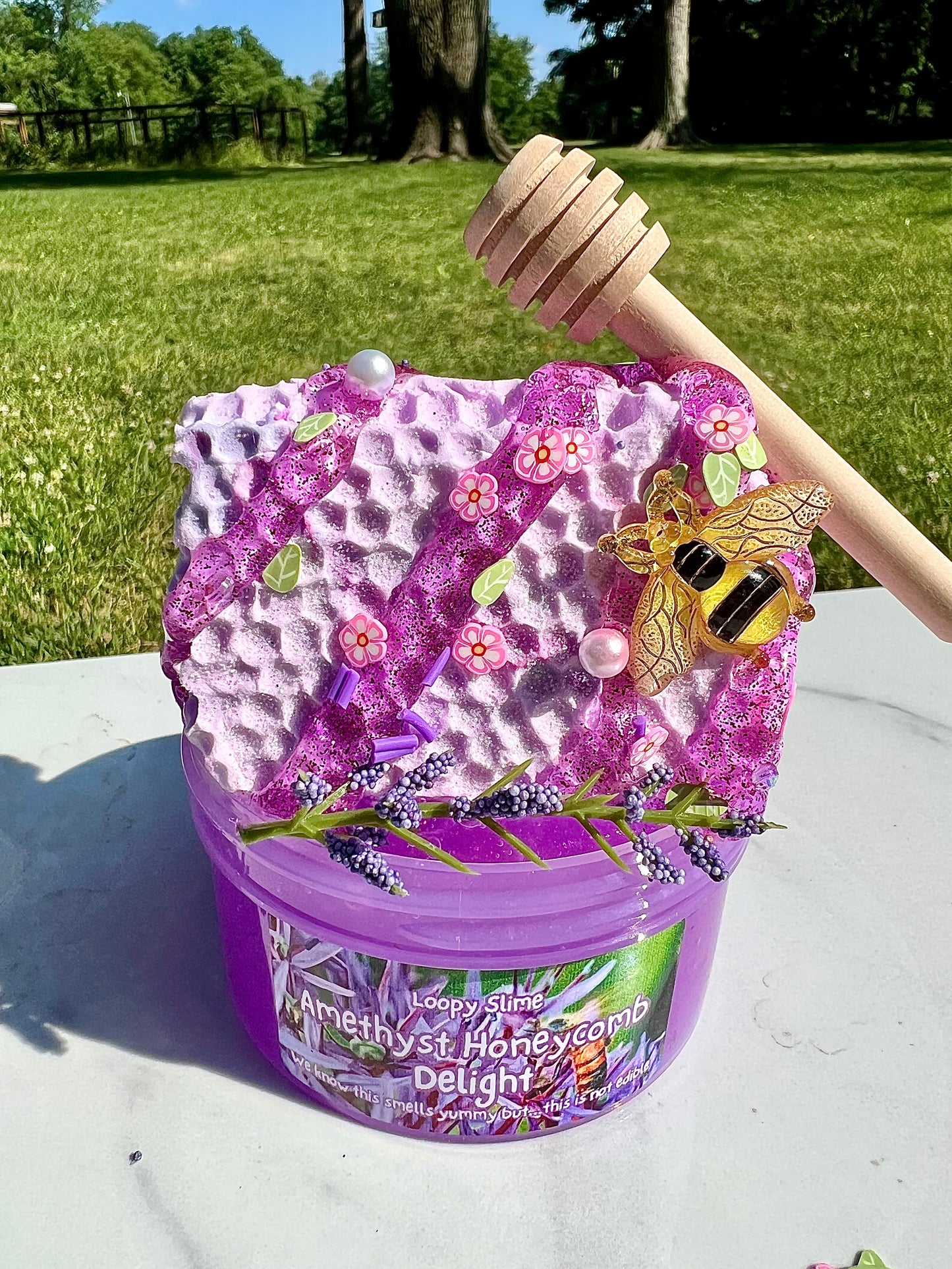 Amethyst Honeycomb DIY Slime