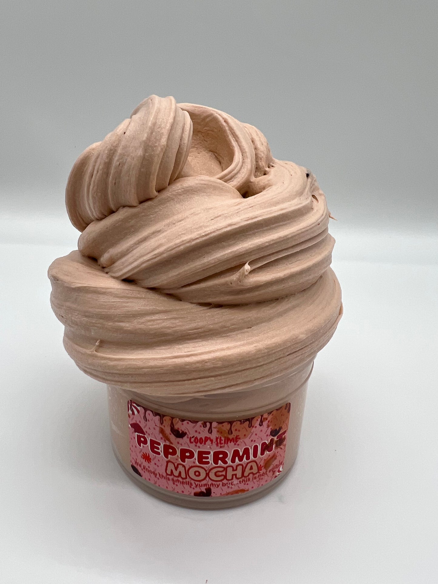 DIY Peppermint Mocha Marshmallow Hot Chocolate Slime kit