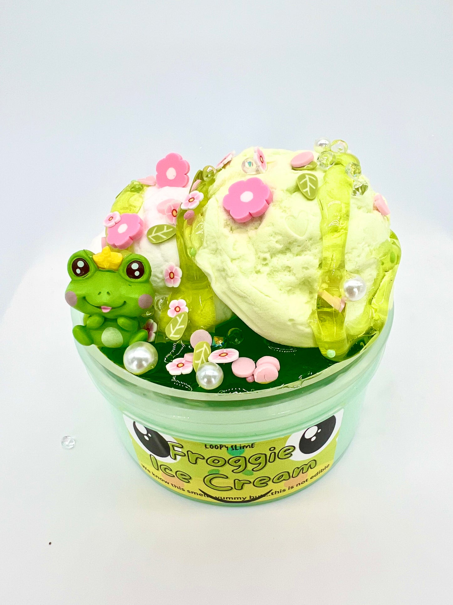 Froggie ice cream slime Loopy Slime